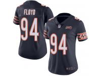 Chicago Bears Leonard Floyd Women's Limited Navy Blue Jersey - #94 Football 100th Season Home