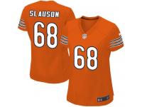Chicago Bears Matt Slauson Women's Road Jersey - White Nike NFL #68 Game