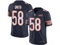 Chicago Bears Roquan Smith Youth Limited Navy Blue Jersey - #58 Football 100th Season Home