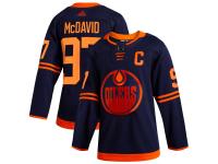 Connor McDavid Edmonton Oilers adidas Alternate Youth Player Jersey - Navy