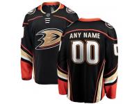 Customized Youth Anaheim Ducks Black Home Breakaway NHL Jersey