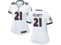 DeShon Elliott Baltimore Ravens Women's Game Nike Jersey - White