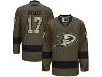 Ducks #17 Ryan Kesler Green Salute to Service Stitched NHL Jersey