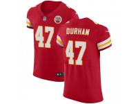 Elite Men's Step Durham Kansas City Chiefs Nike Team Color Vapor Untouchable Jersey - Red