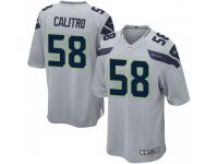 Game Men's Austin Calitro Seattle Seahawks Nike Alternate Jersey - Gray