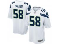 Game Men's Austin Calitro Seattle Seahawks Nike Jersey - White