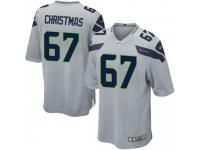 Game Men's Demarcus Christmas Seattle Seahawks Nike Alternate Jersey - Gray