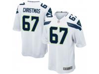 Game Men's Demarcus Christmas Seattle Seahawks Nike Jersey - White