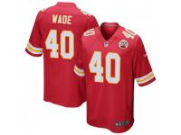 Game Men's D'Montre Wade Kansas City Chiefs Nike Team Color Jersey - Red