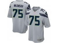 Game Men's Elijah Nkansah Seattle Seahawks Nike Alternate Jersey - Gray