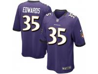 Game Men's Gus Edwards Baltimore Ravens Nike Team Color Jersey - Purple