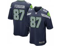 Game Men's Jazz Ferguson Seattle Seahawks Nike Team Color Jersey - Navy