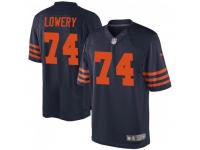 Game Men's Joe Lowery Chicago Bears Nike Alternate Jersey - Navy Blue
