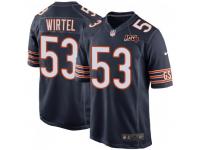 Game Men's John Wirtel Chicago Bears Nike 100th Season Jersey - Navy