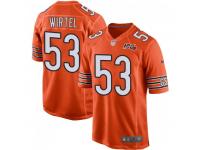 Game Men's John Wirtel Chicago Bears Nike 100th Season Jersey - Orange