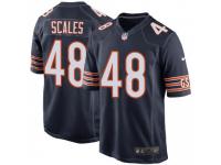 Game Men's Patrick Scales Chicago Bears Nike Team Color Jersey - Navy