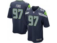 Game Men's Poona Ford Seattle Seahawks Nike Team Color Jersey - Navy