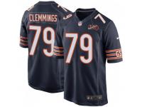 Game Men's T.J. Clemmings Chicago Bears Nike 100th Season Jersey - Navy