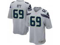 Game Men's Tyler Ott Seattle Seahawks Nike Alternate Jersey - Gray