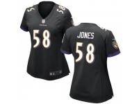 Game Women's Alvin Jones Baltimore Ravens Nike Jersey - Black