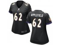Game Women's Marcus Applefield Baltimore Ravens Nike Jersey - Black