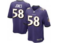Game Youth Alvin Jones Baltimore Ravens Nike Team Color Jersey - Purple