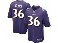 Game Youth Chuck Clark Baltimore Ravens Nike Team Color Jersey - Purple