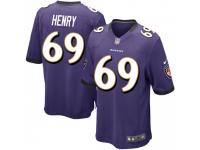 Game Youth Willie Henry Baltimore Ravens Nike Team Color Jersey - Purple