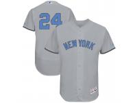 Gary Sanchez #24 Men New York Yankees 2017 Father Day Gray Flex Base Jersey