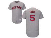 Grey Allen Craig Men #5 Majestic MLB Boston Red Sox Flexbase Collection Jersey