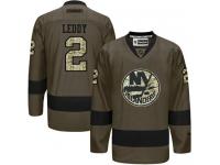 Islanders #2 Nick Leddy Green Salute to Service Stitched NHL Jersey