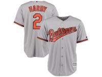 J.J. Hardy Baltimore Orioles Majestic 2015 Cool Base Player Jersey - Gray