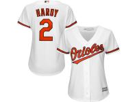 J.J. Hardy Baltimore Orioles Majestic Women's 2015 Cool Base Player Jersey C White