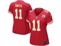 Kansas City Chiefs Alex Smith Women's Home Jersey - Red Nike NFL #11 Game