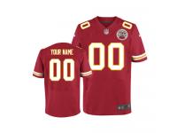 Kansas City Chiefs Customized Men's Home Jersey - Red Nike NFL Elite