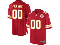 Kansas City Chiefs Customized Men's Home Jersey - Red Nike NFL Limited