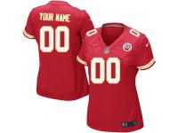 Kansas City Chiefs Customized Women's Home Jersey - Red Nike NFL Limited