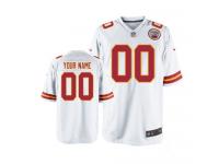 Kansas City Chiefs Customized Youth Road Jersey - White Nike NFL Limited