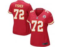 Kansas City Chiefs Eric Fisher Women's Home Jersey - Red Nike NFL #72 Game