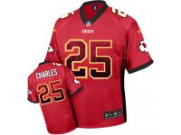 Kansas City Chiefs Jamaal Charles Youth Jersey - Red Drift Fashion Nike NFL #25 Game