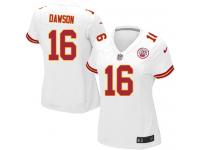 Kansas City Chiefs Len Dawson Women's Road Jersey - White Nike NFL #16 Game