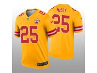 Kansas City Chiefs LeSean McCoy Gold Jersey Inverted Legend Vapor Untouchable - Men's