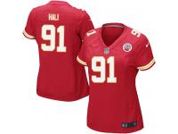 Kansas City Chiefs Tamba Hali Women's Home Jersey - Red Nike NFL #91 Game