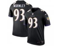 Legend Vapor Untouchable Men's Chris Wormley Baltimore Ravens Nike Jersey - Black