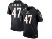 Legend Vapor Untouchable Men's De'Lance Turner Baltimore Ravens Nike Jersey - Black