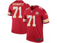 Legend Vapor Untouchable Men's Mitchell Schwartz Kansas City Chiefs Nike Color Rush Jersey - Red