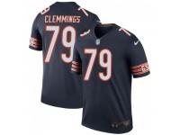 Legend Vapor Untouchable Men's T.J. Clemmings Chicago Bears Nike Color Rush Jersey - Navy