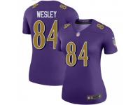 Legend Vapor Untouchable Women's Antoine Wesley Baltimore Ravens Nike Color Rush Jersey - Purple