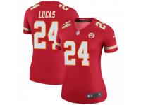 Legend Vapor Untouchable Women's Jordan Lucas Kansas City Chiefs Nike Color Rush Jersey - Red