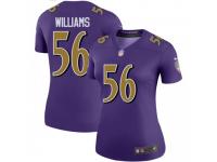Legend Vapor Untouchable Women's Tim Williams Baltimore Ravens Nike Color Rush Jersey - Purple